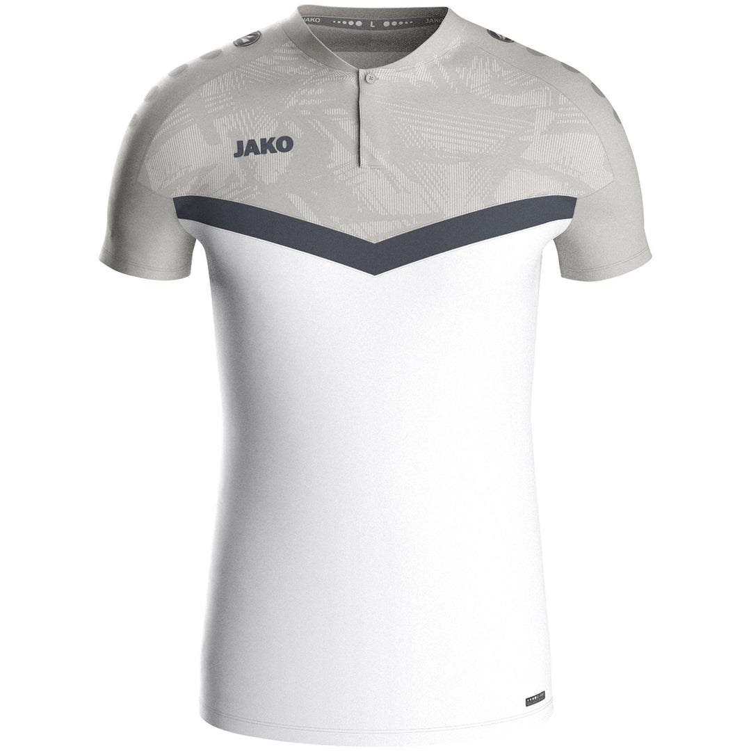 Jako Polo Iconic - weiß/soft grey/anthra light