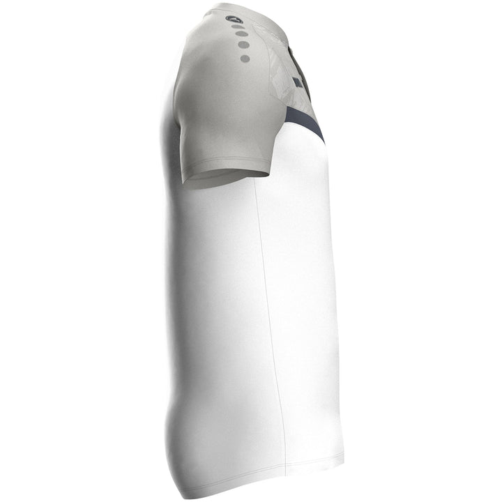 Jako Polo Iconic - weiß/soft grey/anthra light