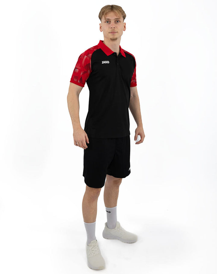 Jako Polo Sonic - schwarz/rot