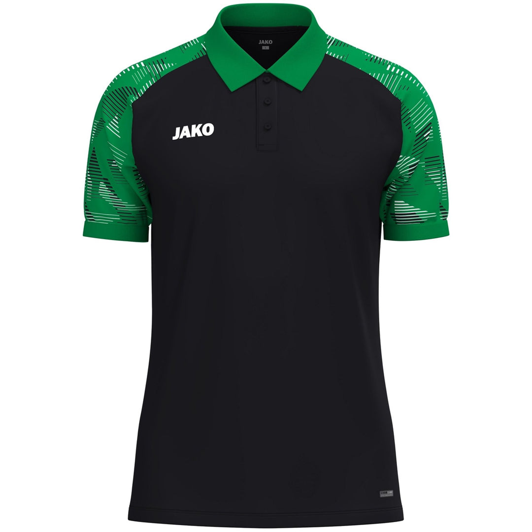 Jako Polo Sonic - schwarz/grün