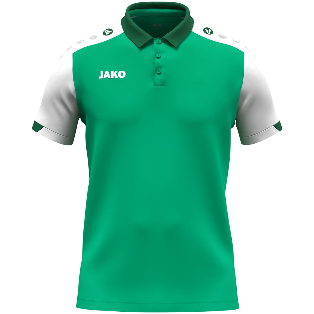 Jako Polo Dynamic - grün/weiß/dunkelgrün