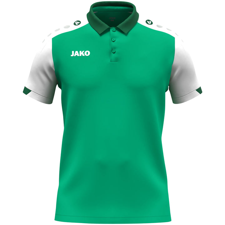 Jako Polo Dynamic - grün/weiß/dunkelgrün