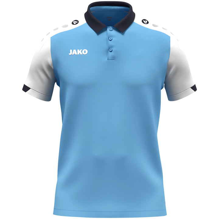 Jako Polo Dynamic - skyblue/weiß/marine