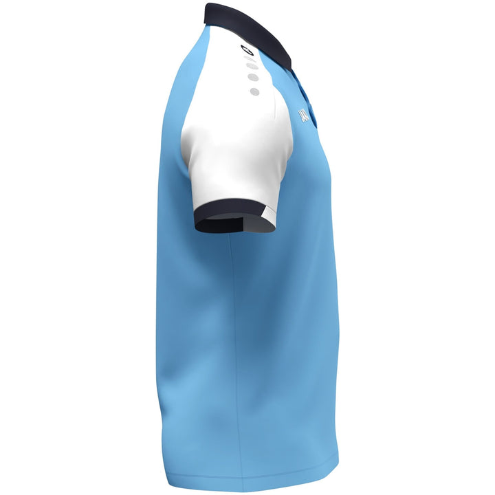 Jako Polo Dynamic - skyblue/weiß/marine