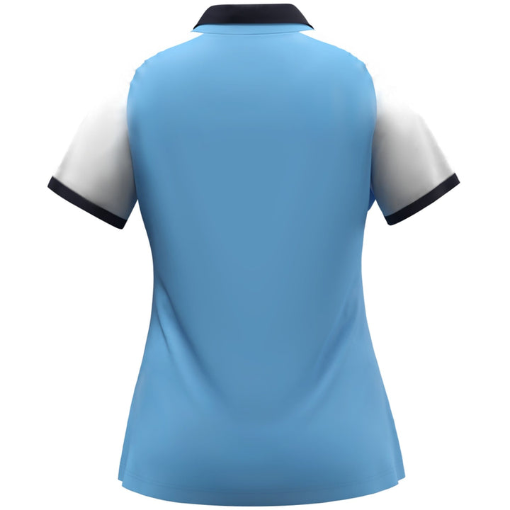Jako Polo Dynamic Damen - skyblue/weiß/marine