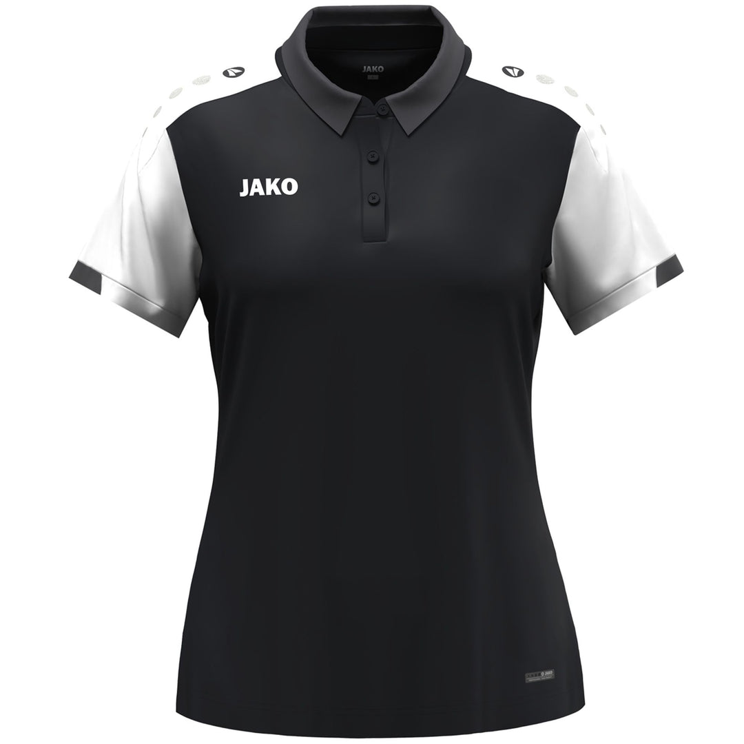 Jako Polo Dynamic Damen - schwarz/weiß/anthrazit