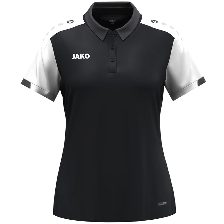 Jako Polo Dynamic Damen - schwarz/weiß/anthrazit