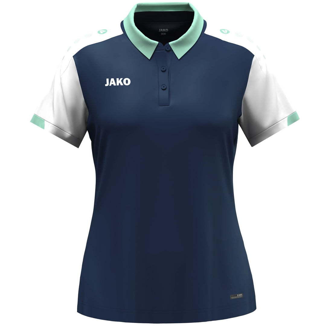 Jako Polo Dynamic Damen - marine/weiß/minze