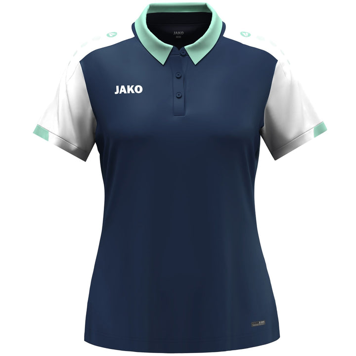 Jako Polo Dynamic Damen - marine/weiß/minze