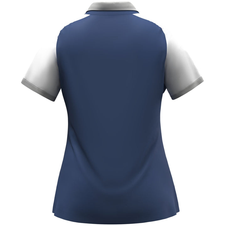 Jako Polo Dynamic Damen - nachtblau/weiß/hellgrau