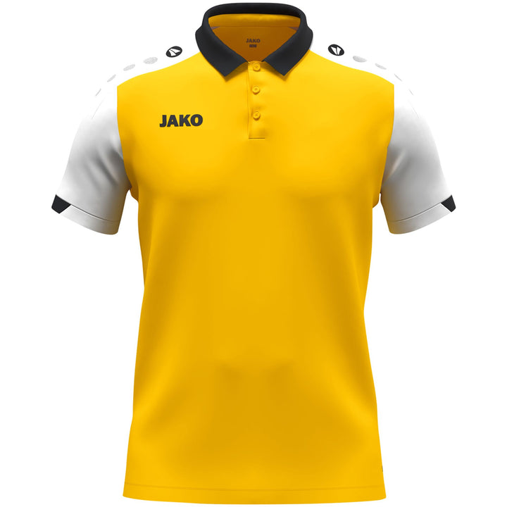 Jako Polo Dynamic - gelb/weiß/schwarz