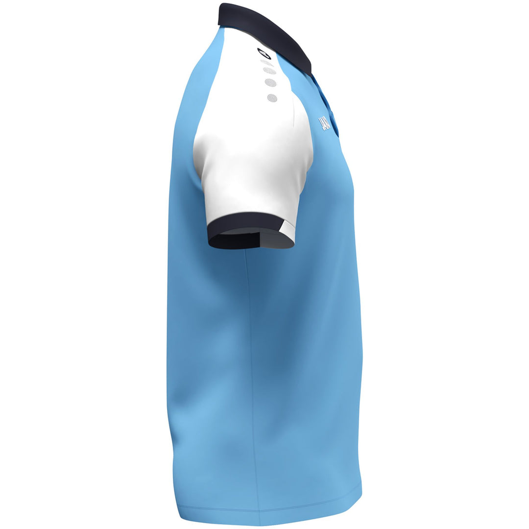 Jako Polo Dynamic - skyblue/weiß/marine