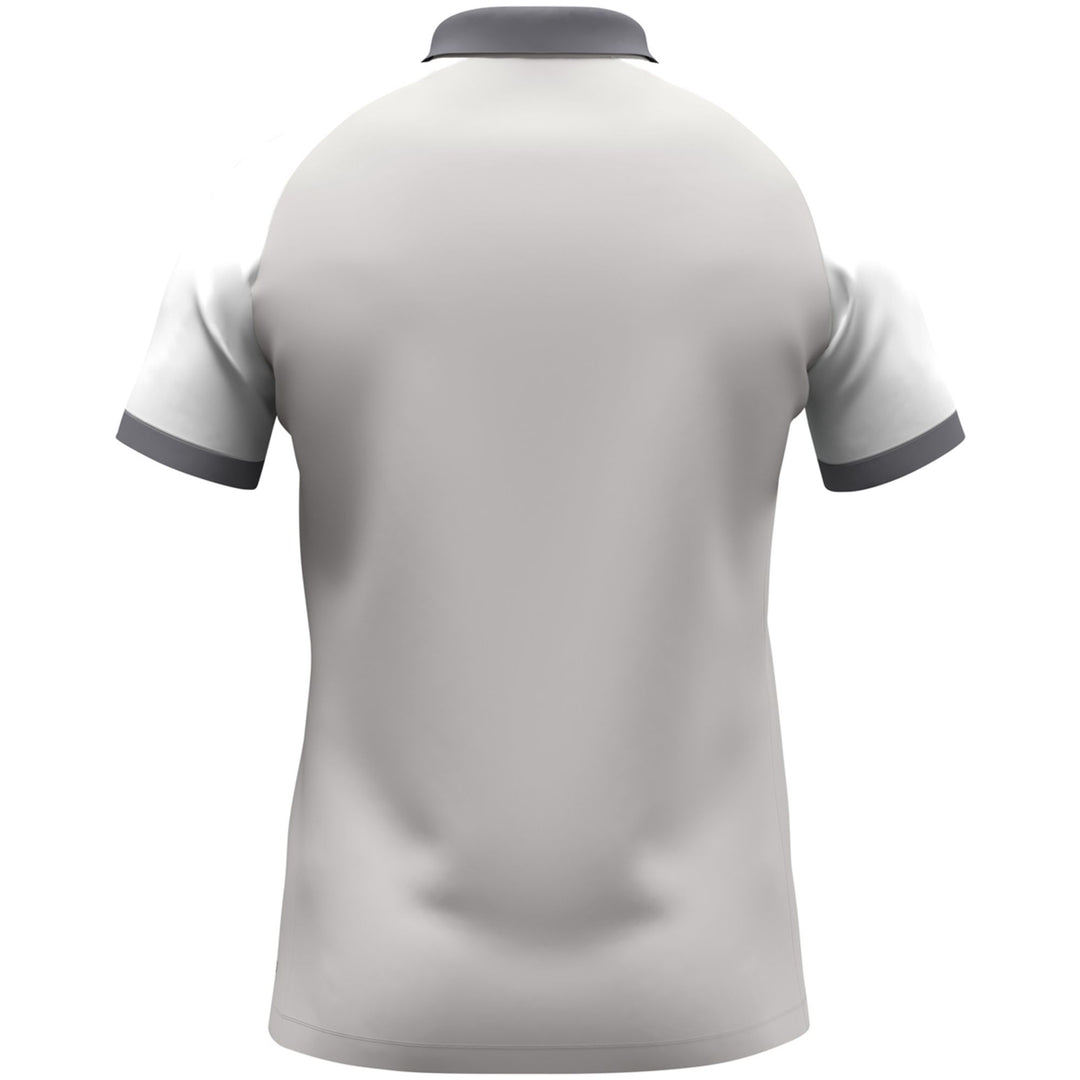 Jako Polo Dynamic - hellgrau/weiß/grau