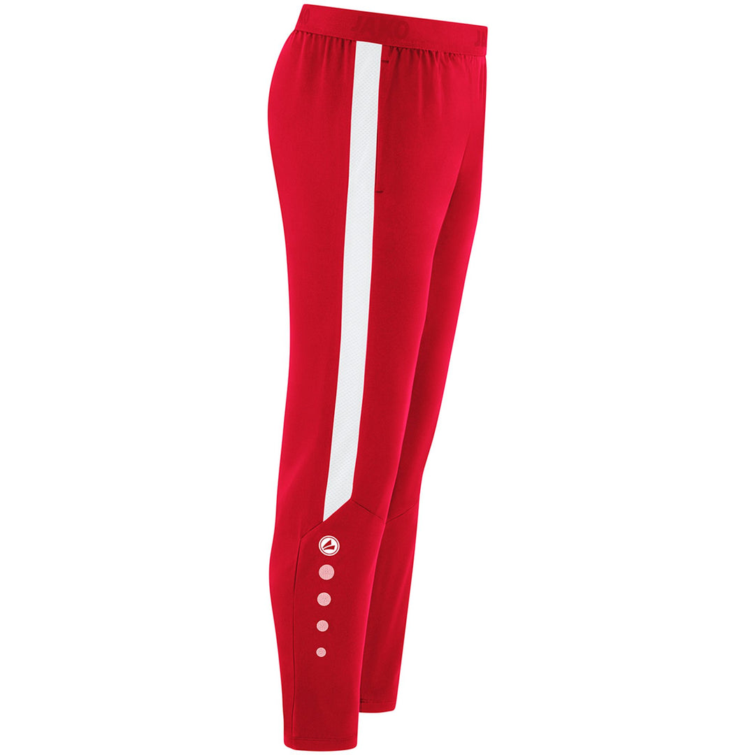 Jako Freizeithose Power - rot/weiß