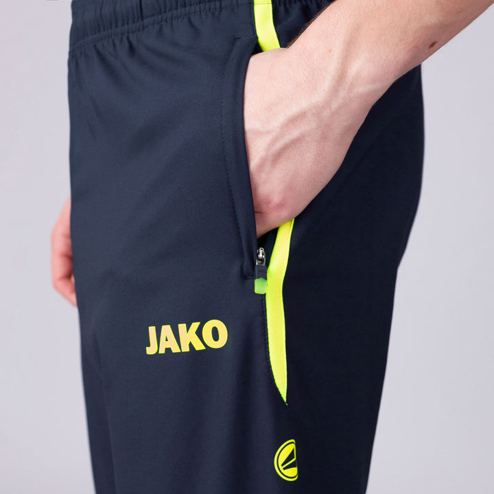 Jako Präsentationshose Allround - marine/neongelb