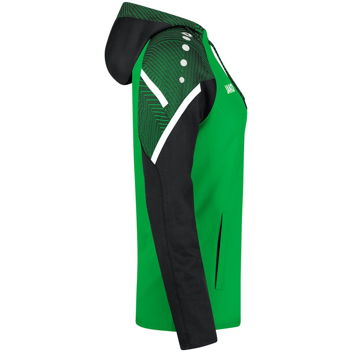 Jako Kapuzensweat Performance - soft green/schwarz