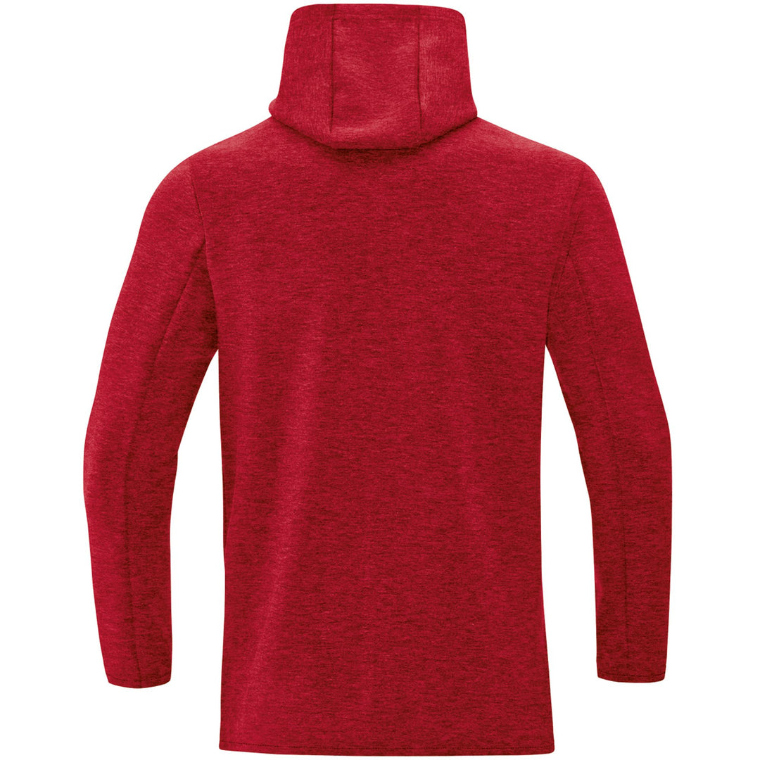 Jako Kapuzensweat Premium Basics - rot meliert