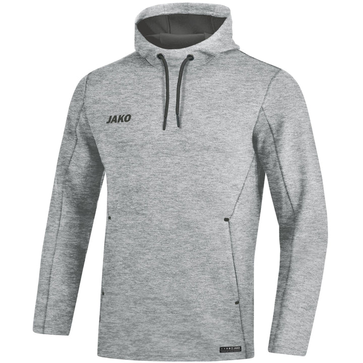 Jako Kapuzensweat Premium Basics - hellgrau meliert