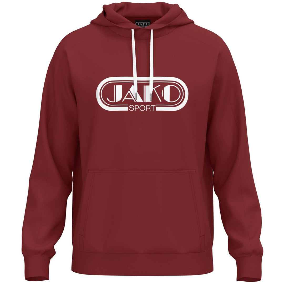 Jako Kapuzensweat Promo - rubinrot