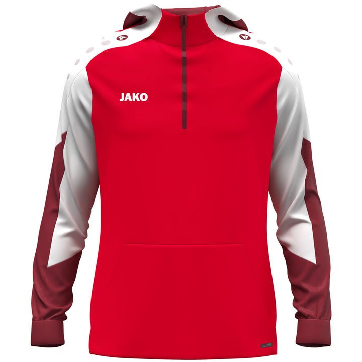 Jako Zip Hoodie Dynamic - rot/weiß/dunkelrot