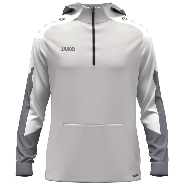 Jako Zip Hoodie Dynamic - hellgrau/weiß/grau