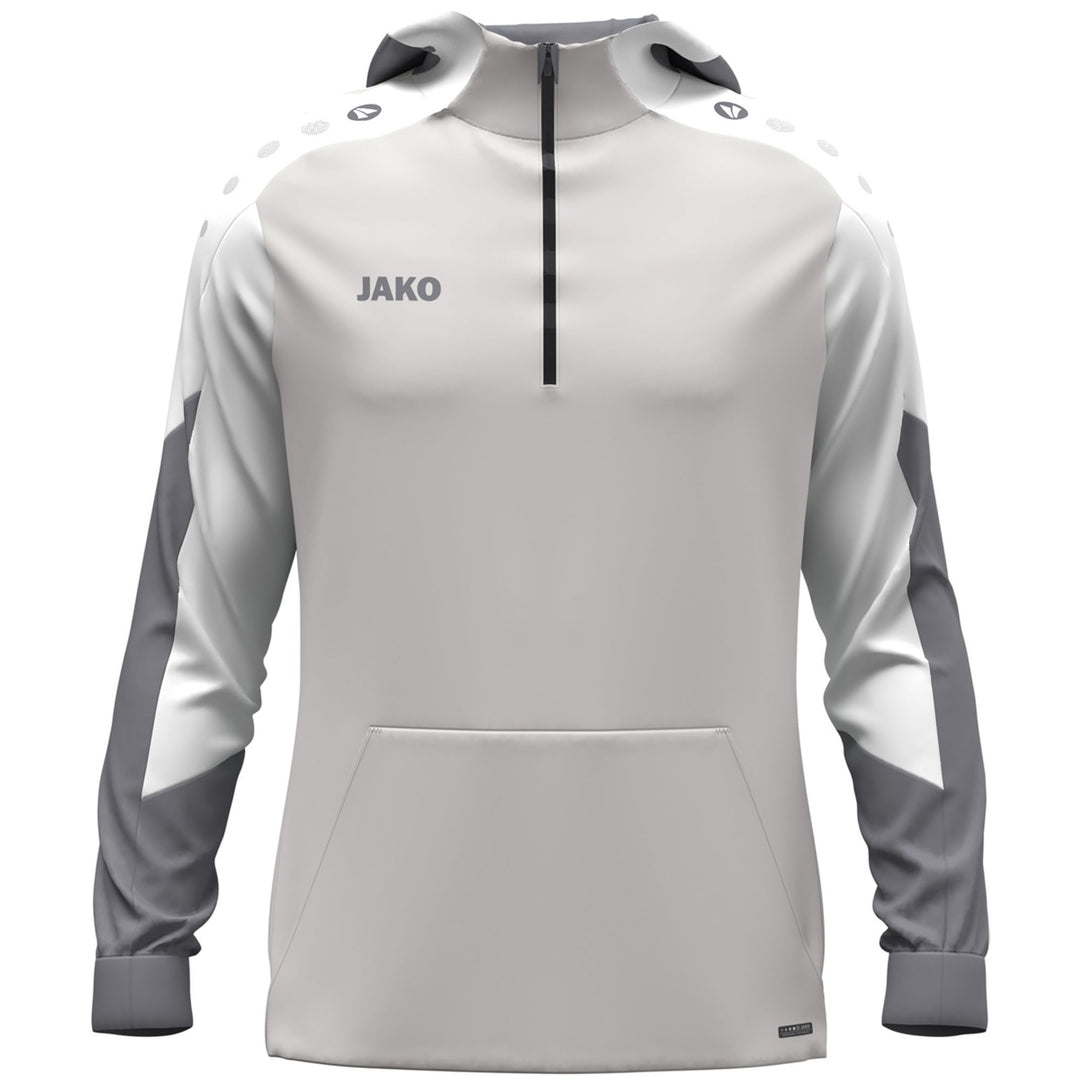Jako Zip Hoodie Dynamic - hellgrau/weiß/grau