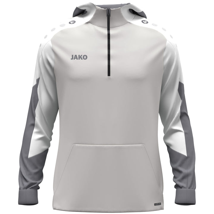 Jako Zip Hoodie Dynamic - hellgrau/weiß/grau