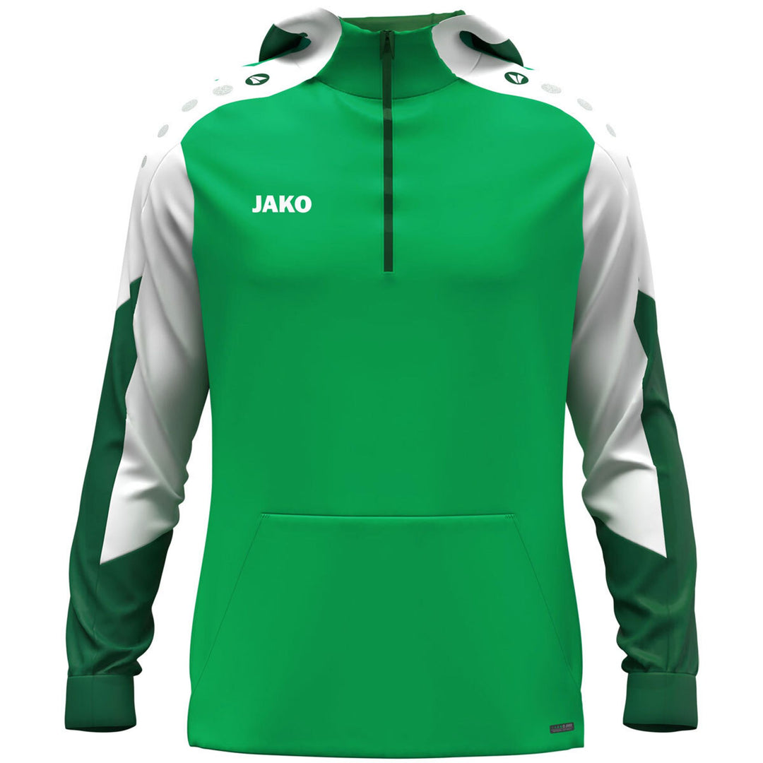 Jako Zip Hoodie Dynamic - grün/weiß/dunkelgrün