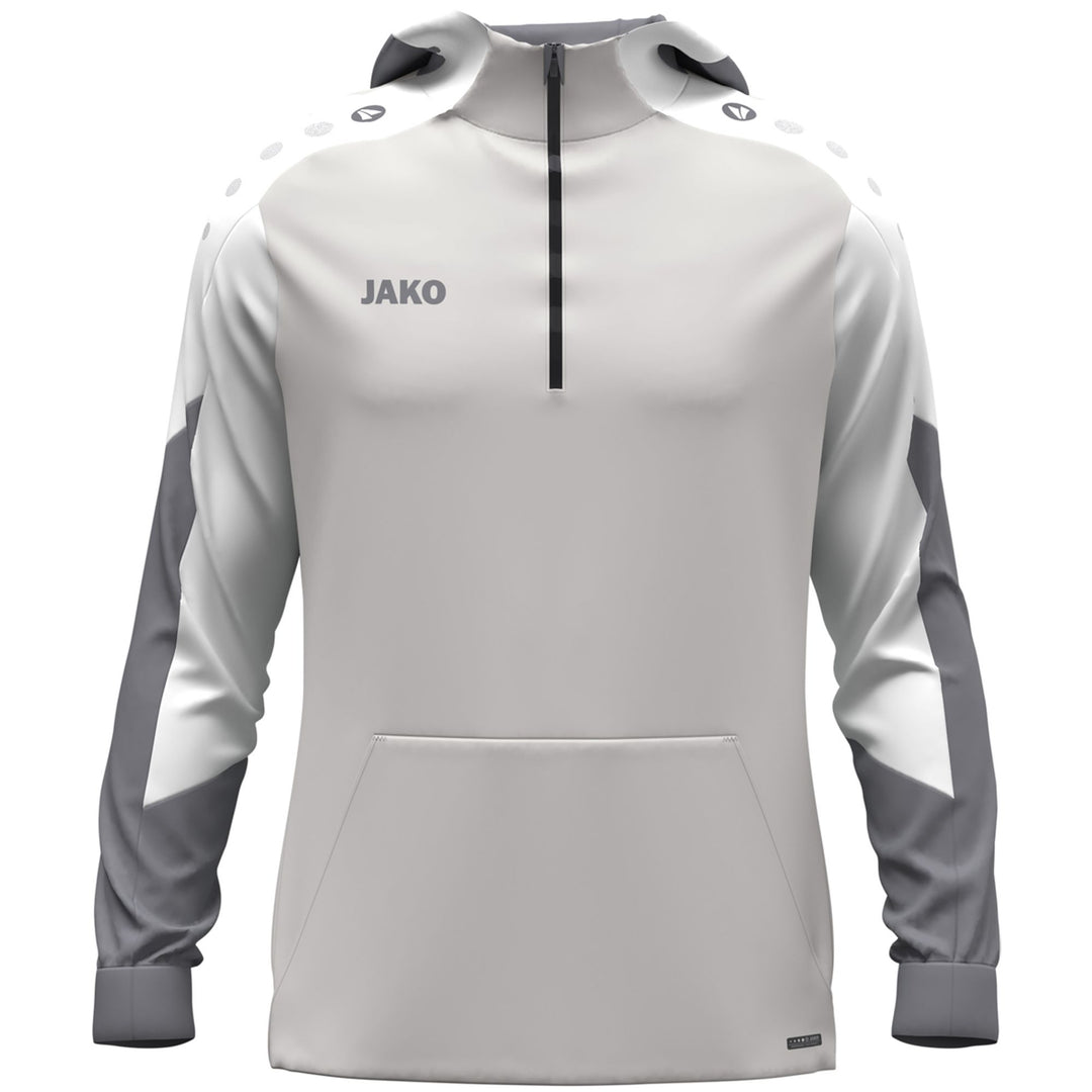 Jako Zip Hoodie Dynamic - hellgrau/weiß/grau