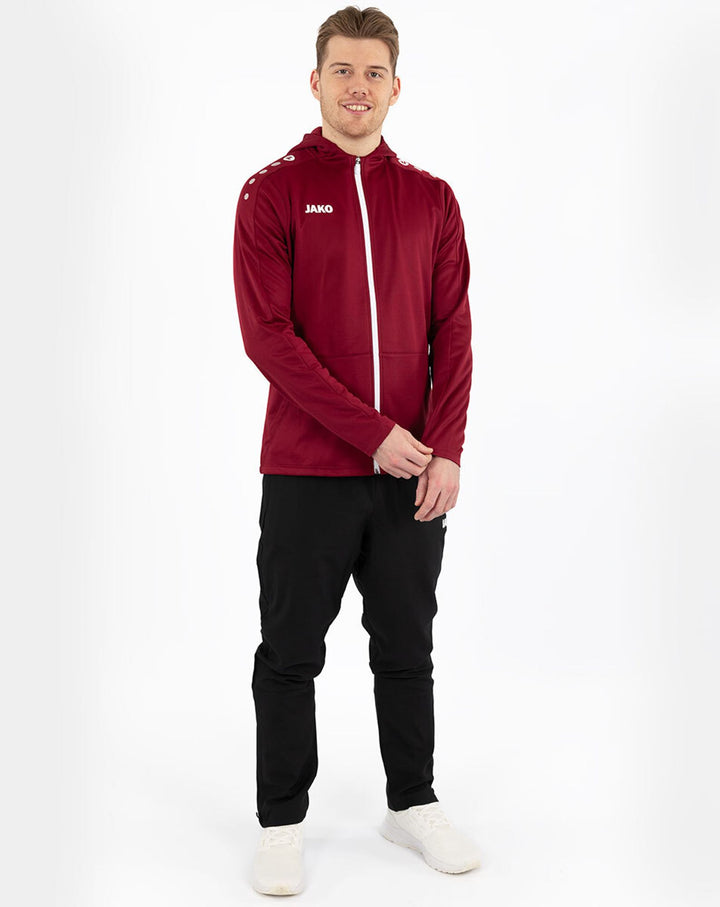Jako Kapuzenjacke One - bordeaux