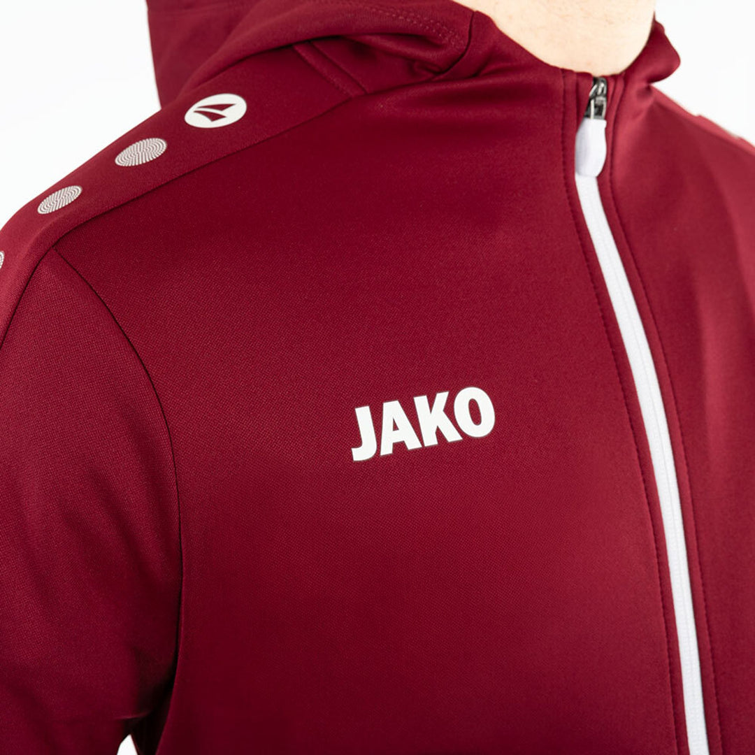 Jako Kapuzenjacke One - bordeaux