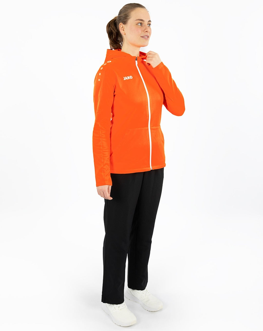 Jako Kapuzenjacke One Damen - neonorange