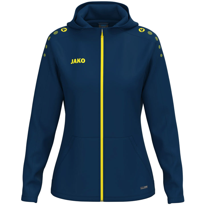 Jako Kapuzenjacke One Damen - navy/citro
