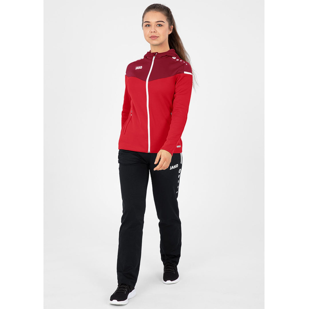 Jako Kapuzenjacke Champ 2.0 - rot/weinrot