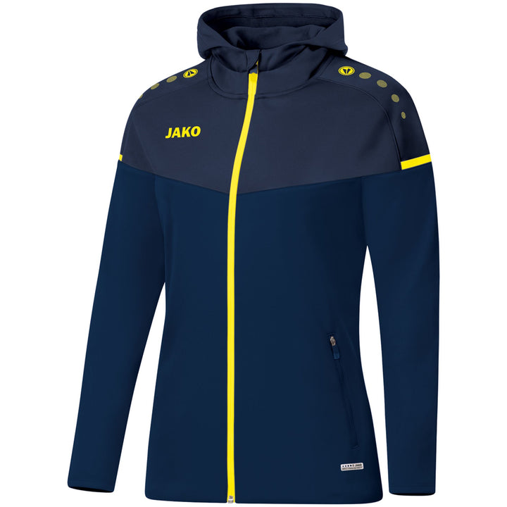 Jako Kapuzenjacke Champ 2.0 - marine/darkblue/neongelb