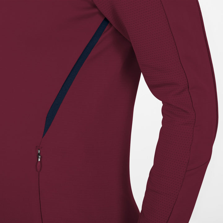 Jako Trainingsjacke Challenge Mit Kapuze - maroon/marine