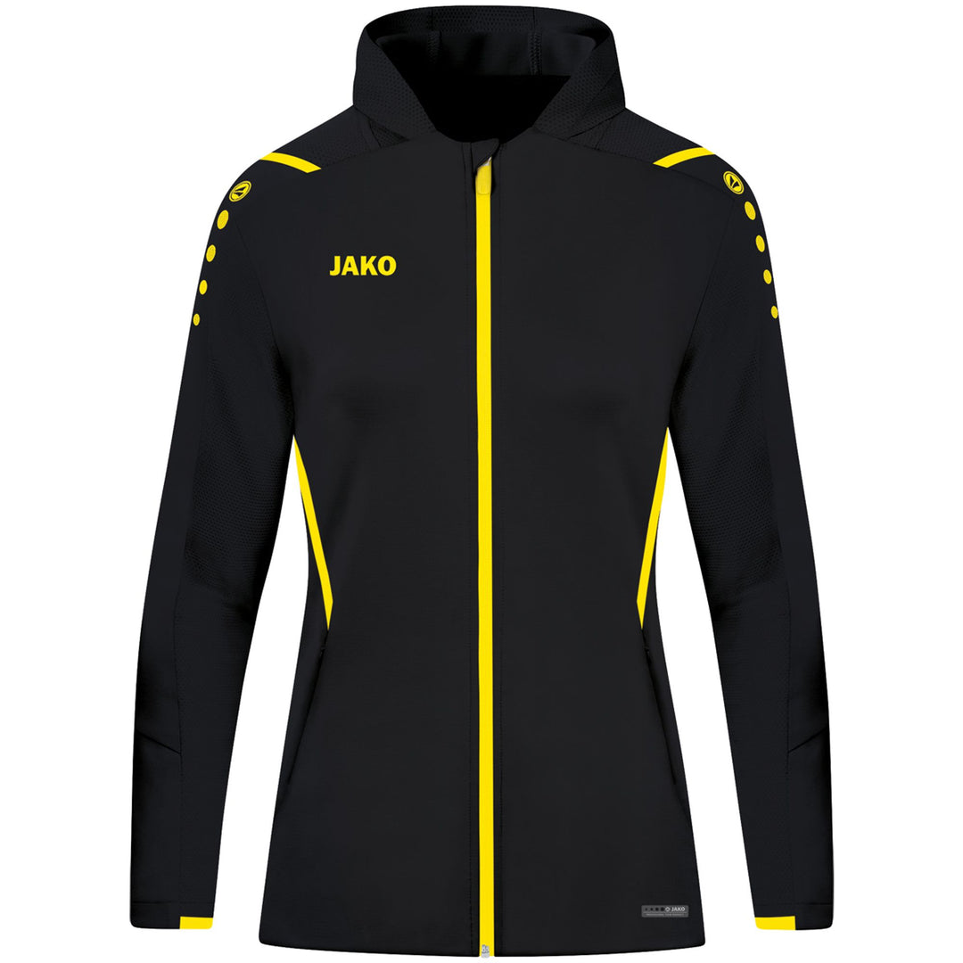 Jako Trainingsjacke Challenge Mit Kapuze - schwarz/citro