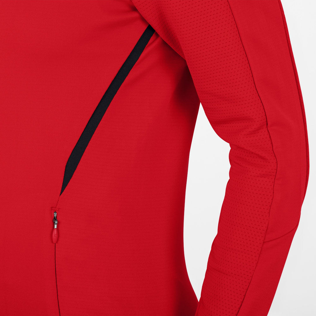 Jako Trainingsjacke Challenge Mit Kapuze - rot/schwarz