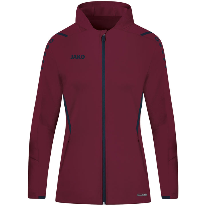 Jako Trainingsjacke Challenge Mit Kapuze - maroon/marine
