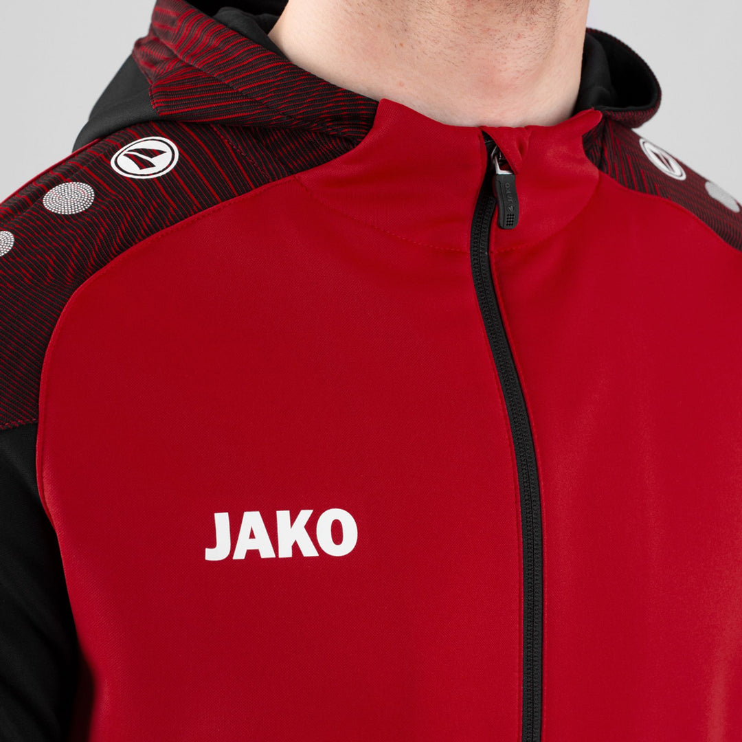 Jako Kapuzenjacke Performance - rot/schwarz