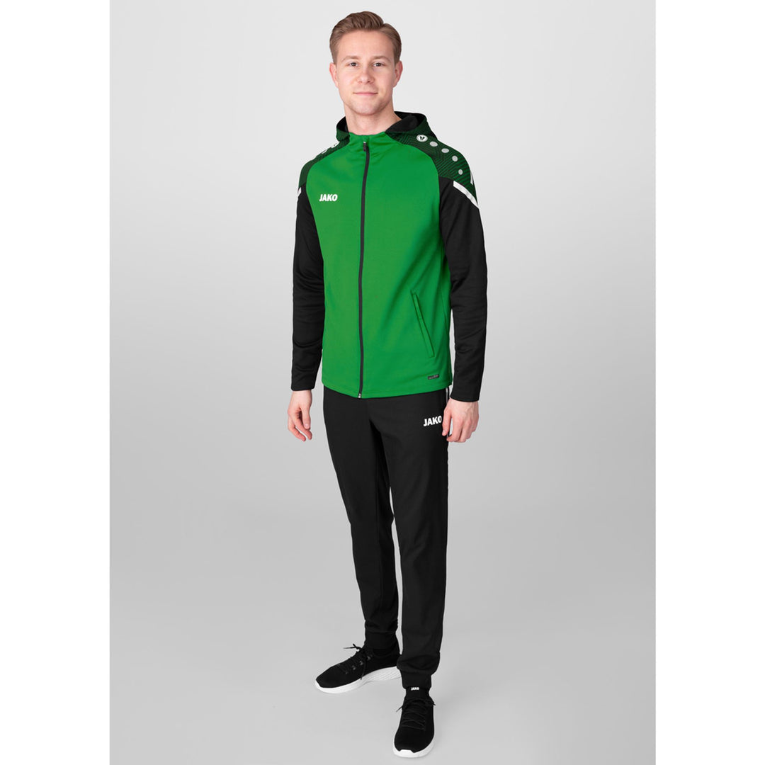 Jako Kapuzenjacke Performance - soft green/schwarz