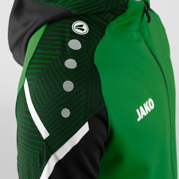Jako Kapuzenjacke Performance - soft green/schwarz