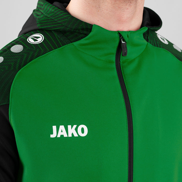 Jako Kapuzenjacke Performance - soft green/schwarz