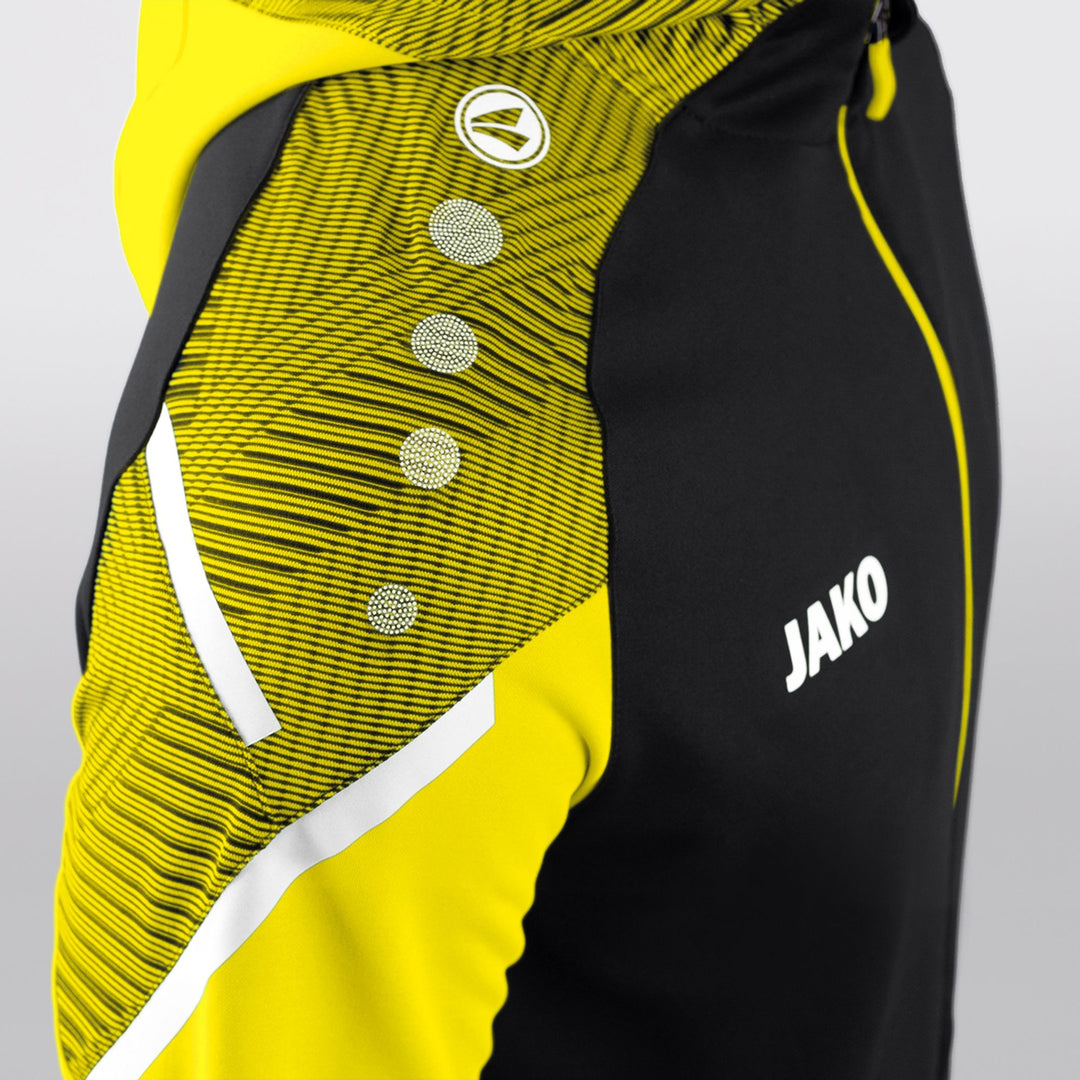 Jako Kapuzenjacke Performance - schwarz/soft yellow