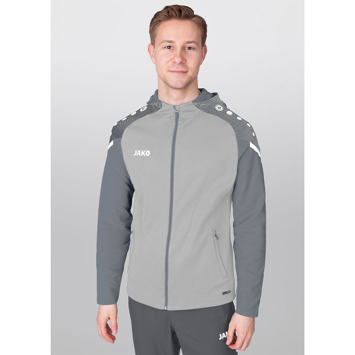 Jako Kapuzenjacke Performance - soft grey/steingrau
