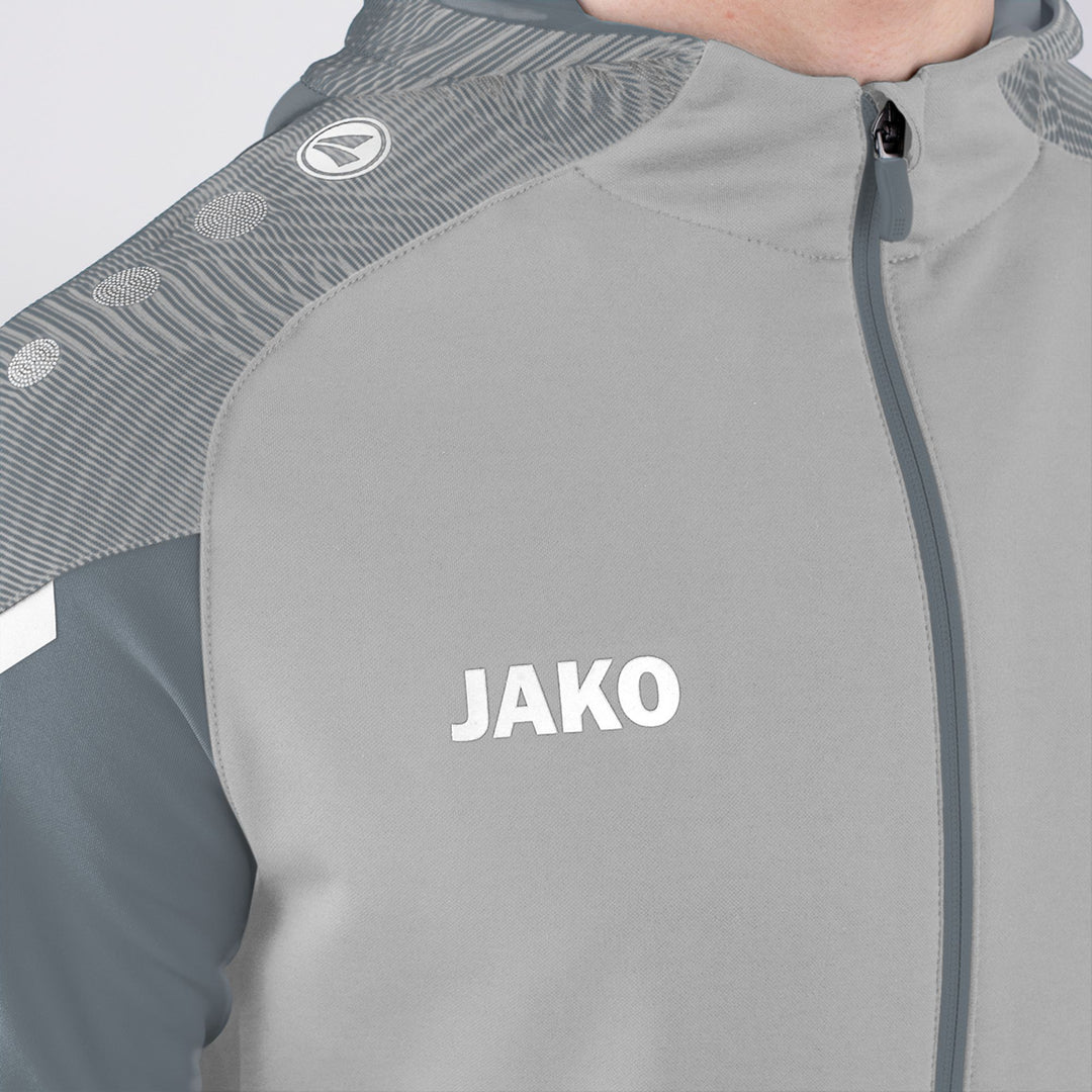 Jako Kapuzenjacke Performance - soft grey/steingrau