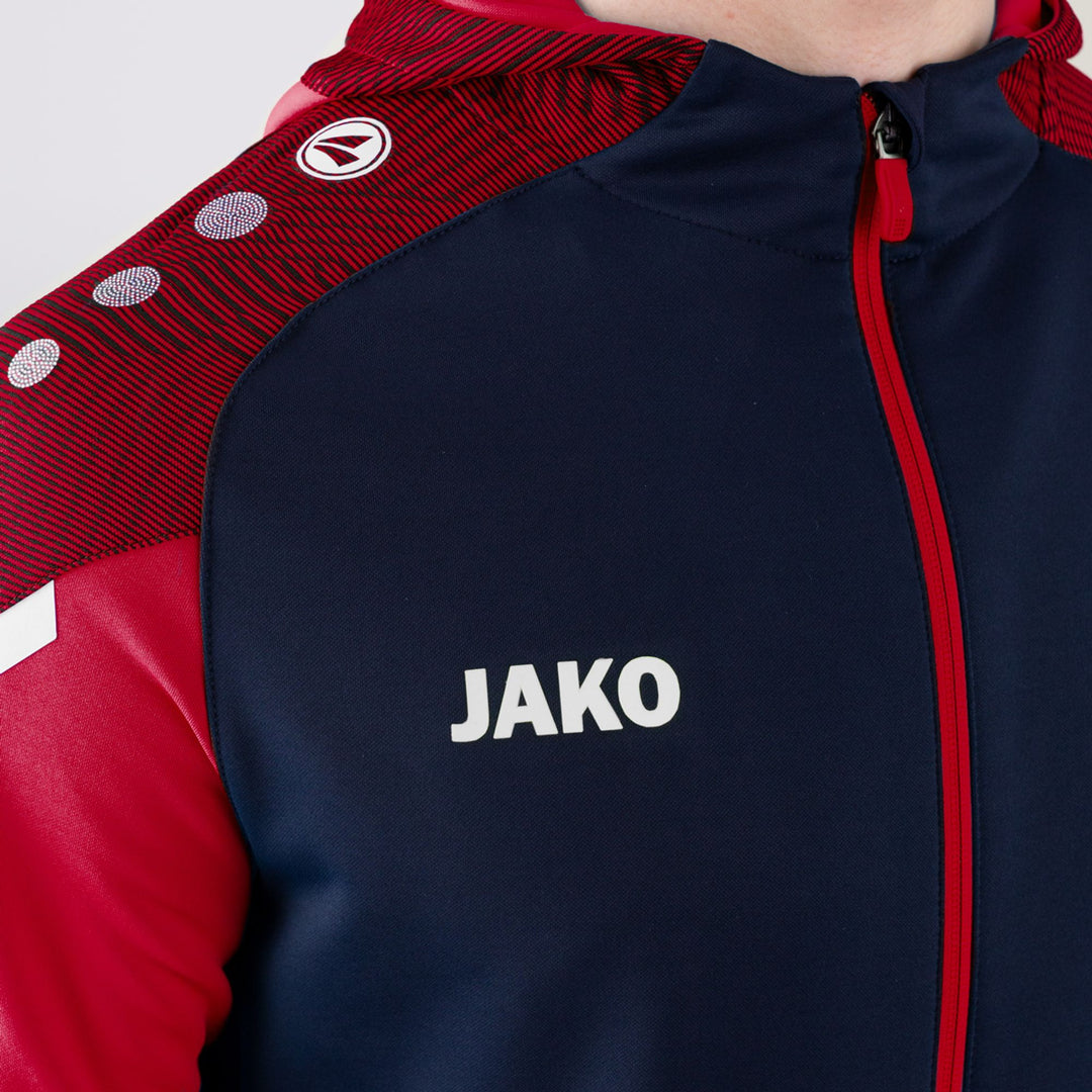 Jako Kapuzenjacke Performance - marine/rot