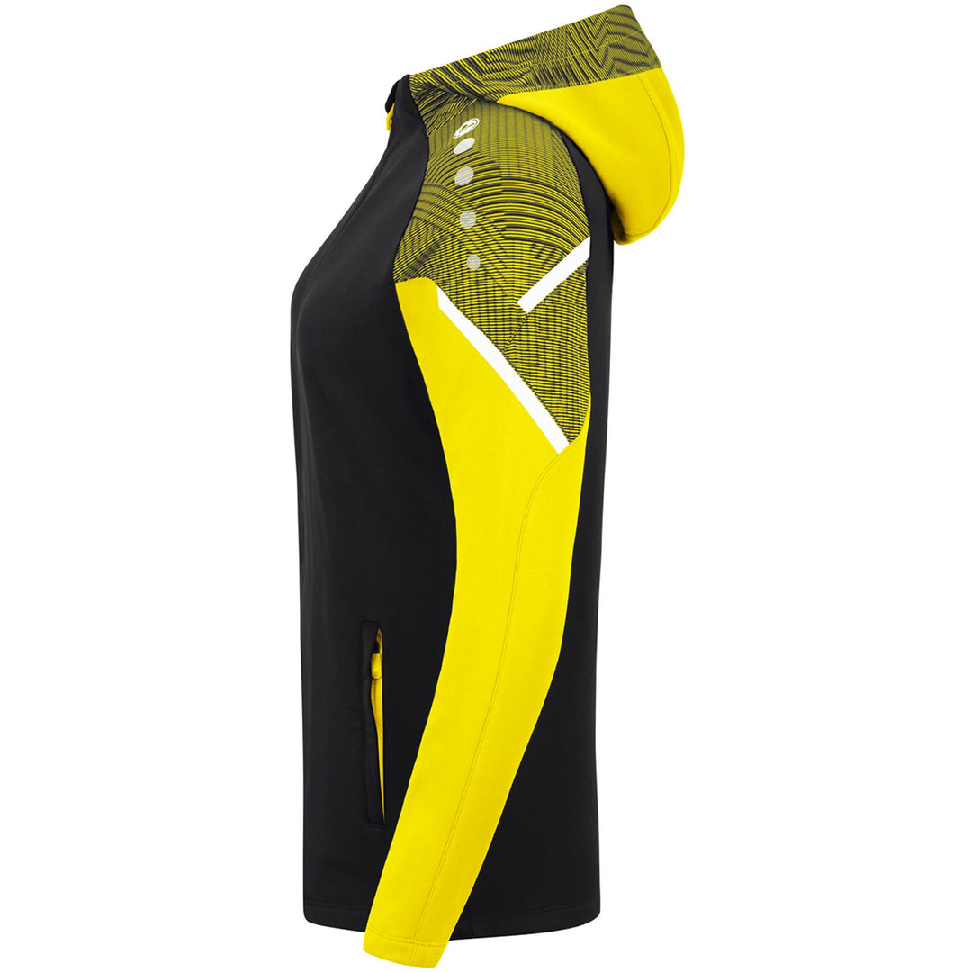 Jako Kapuzenjacke Performance - schwarz/soft yellow
