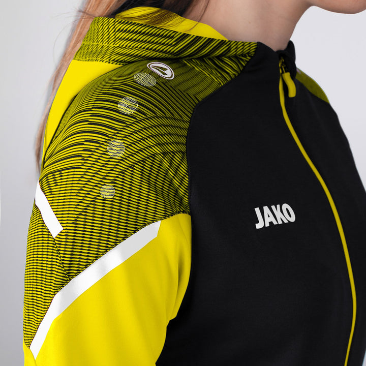 Jako Kapuzenjacke Performance - schwarz/soft yellow