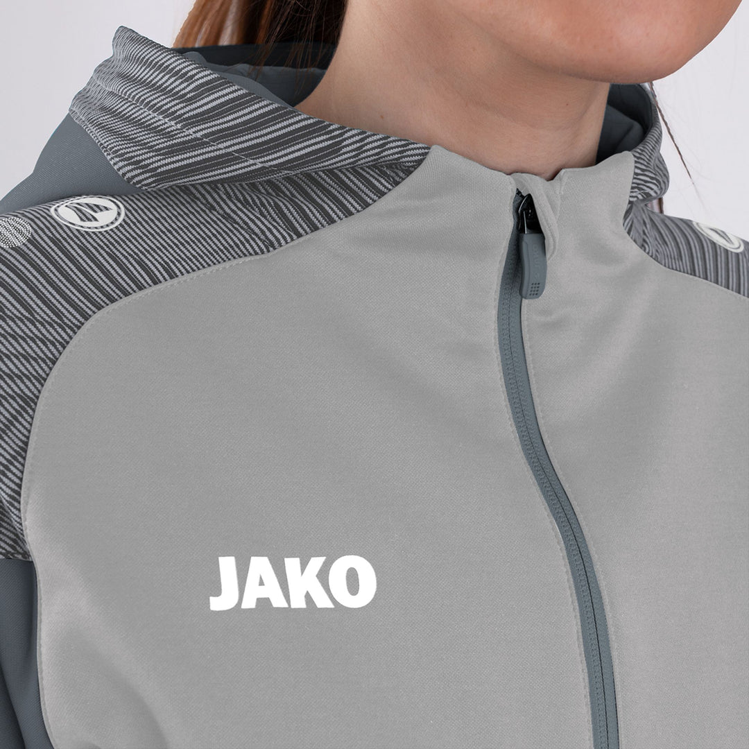 Jako Kapuzenjacke Performance - soft grey/steingrau